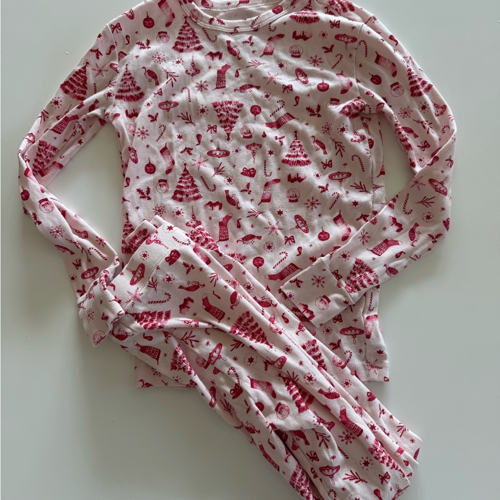 Kids Pajamas in Red and White